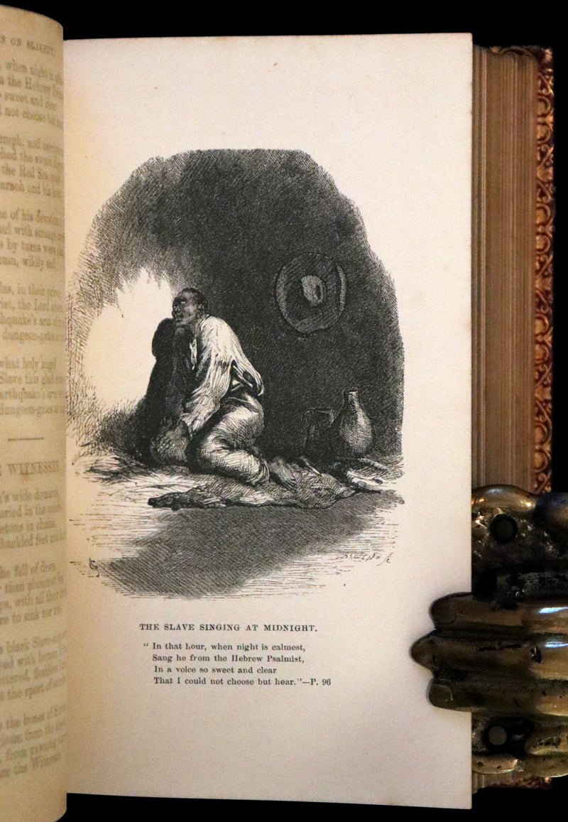 1862 Rare Victorian Book - The Poetical Works of Longfellow Illustrated by Sir John Gilbert.