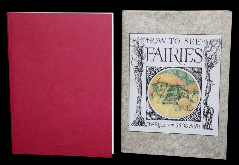 1993 Scarce First Edition - How to See Fairies by Charles van Sandwyk. Fairy Press.