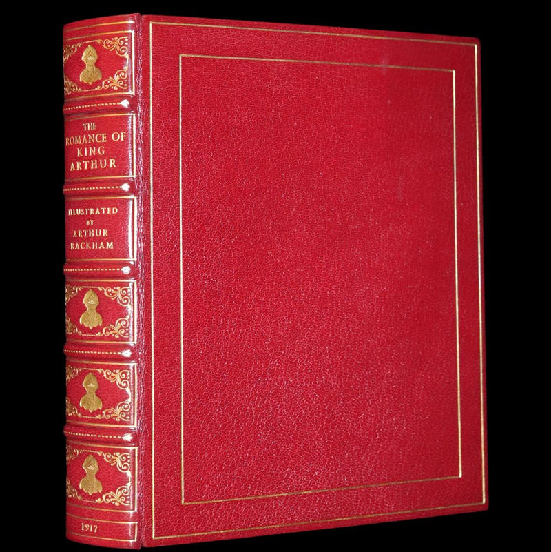 1917 Rare First Edition bound by Bayntun - The Romance of King Arthur illustrated by Arthur Rackham.