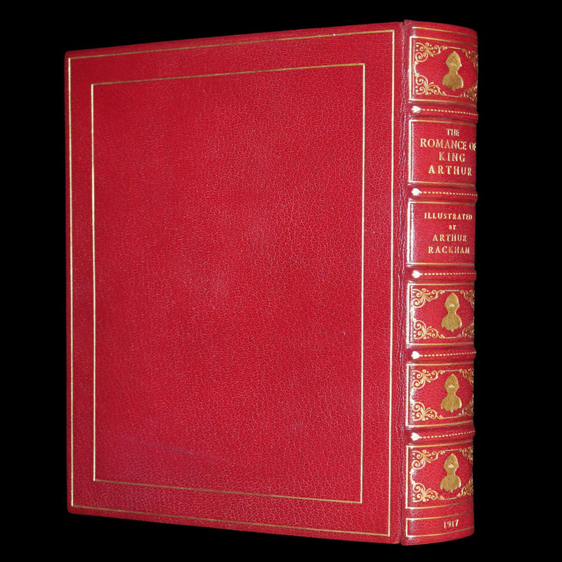 1917 Rare First Edition bound by Bayntun - The Romance of King Arthur illustrated by Arthur Rackham.
