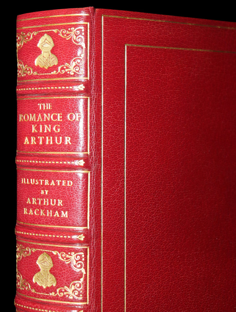 1917 Rare First Edition bound by Bayntun - The Romance of King Arthur illustrated by Arthur Rackham.
