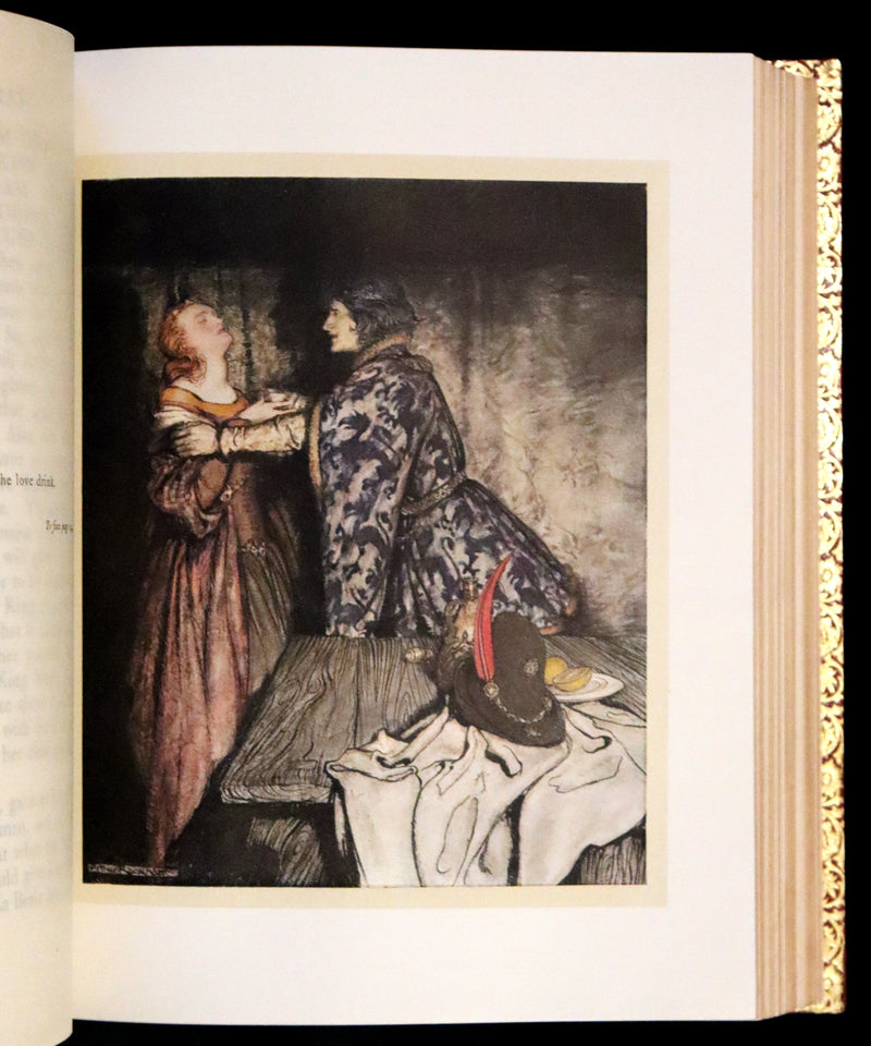 1917 Rare First Edition bound by Bayntun - The Romance of King Arthur illustrated by Arthur Rackham.