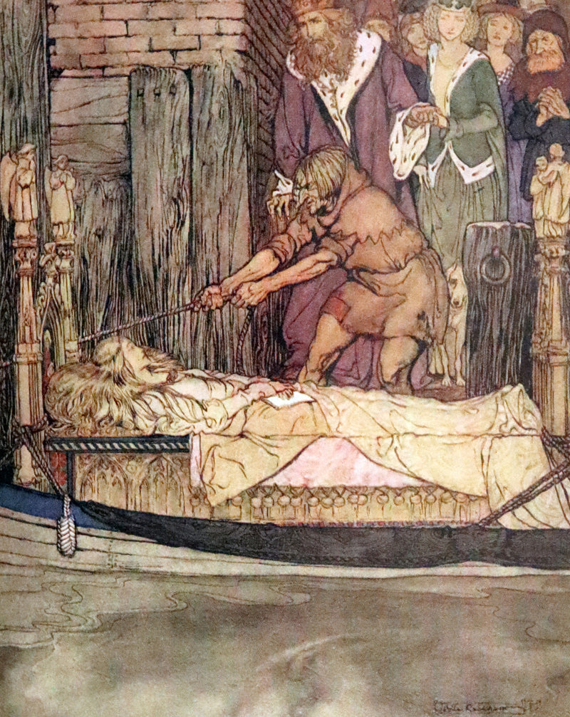 1917 Rare First Edition bound by Bayntun - The Romance of King Arthur illustrated by Arthur Rackham.