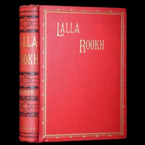 1880 Rare Book - Lalla Rookh an Oriental Romance by Thomas Moore illustrated by John Tenniel.