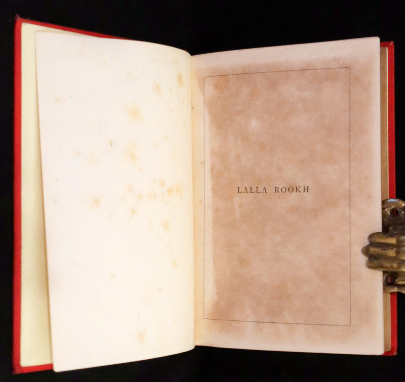 1880 Rare Book - Lalla Rookh an Oriental Romance by Thomas Moore illustrated by John Tenniel.