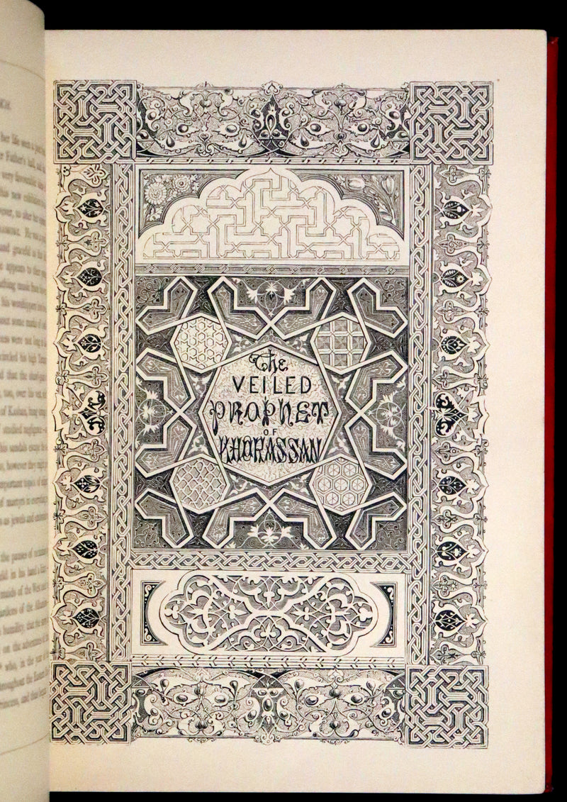 1880 Rare Book - Lalla Rookh an Oriental Romance by Thomas Moore illustrated by John Tenniel.