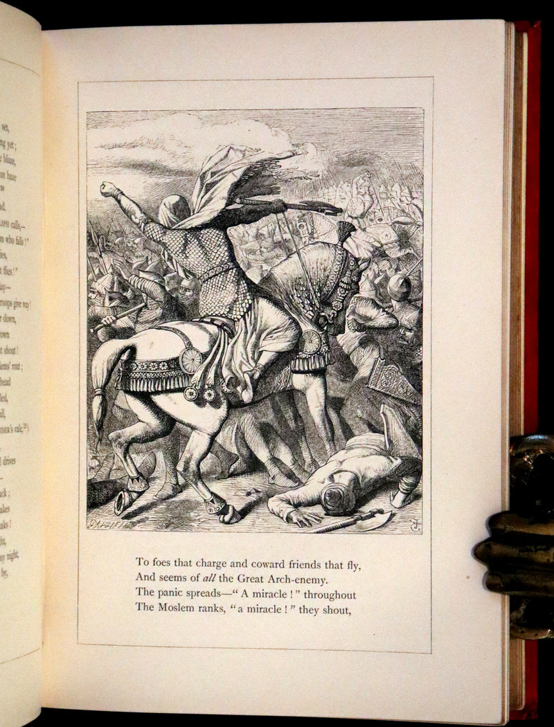 1880 Rare Book - Lalla Rookh an Oriental Romance by Thomas Moore illustrated by John Tenniel.