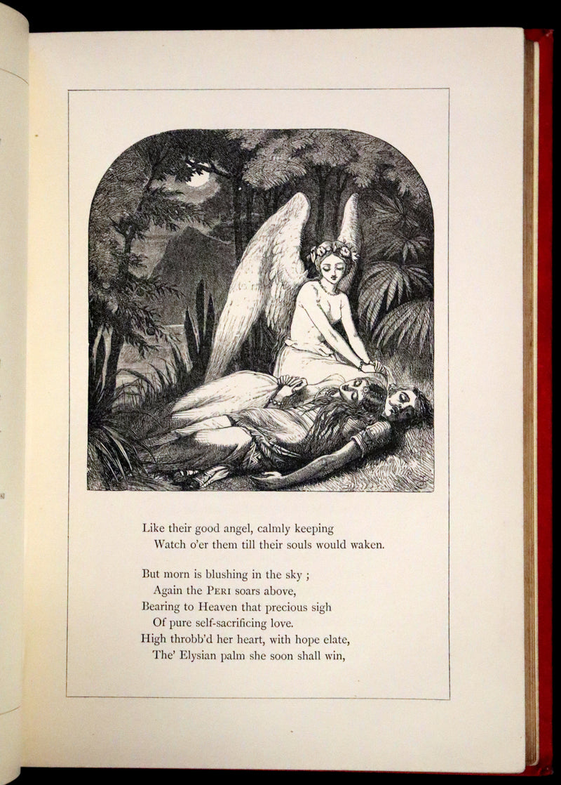 1880 Rare Book - Lalla Rookh an Oriental Romance by Thomas Moore illustrated by John Tenniel.