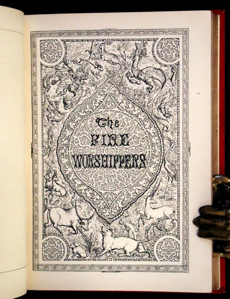 1880 Rare Book - Lalla Rookh an Oriental Romance by Thomas Moore illustrated by John Tenniel.