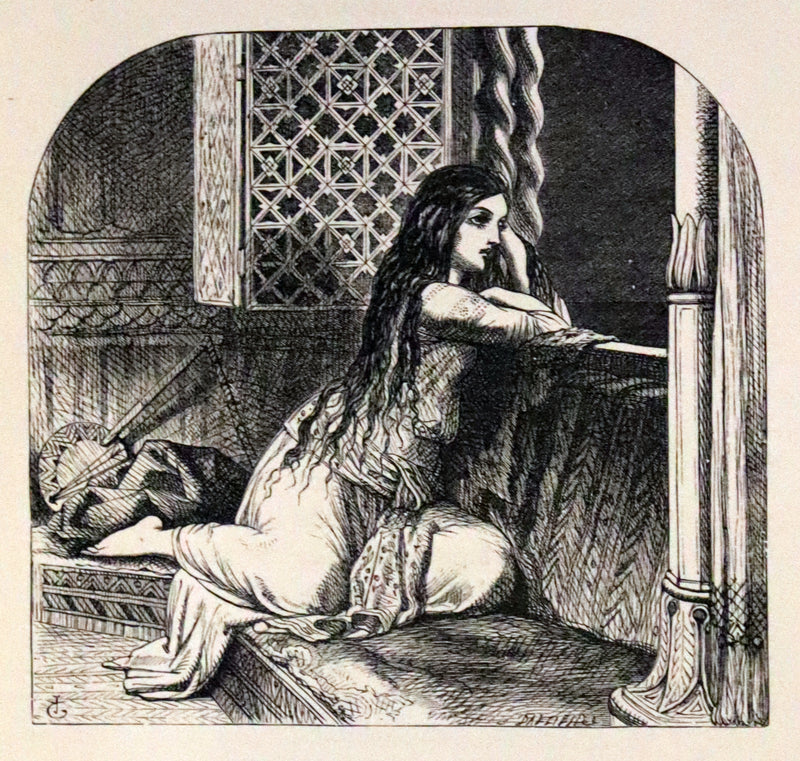 1880 Rare Book - Lalla Rookh an Oriental Romance by Thomas Moore illustrated by John Tenniel.