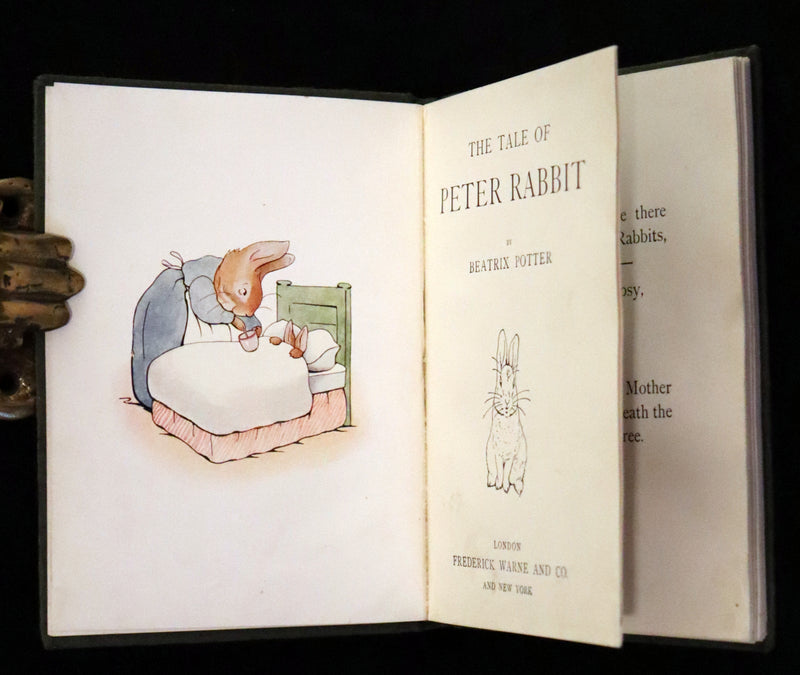 1906 Rare Early Edition - The Tale of Peter Rabbit written and illustrated by Beatrix Potter.