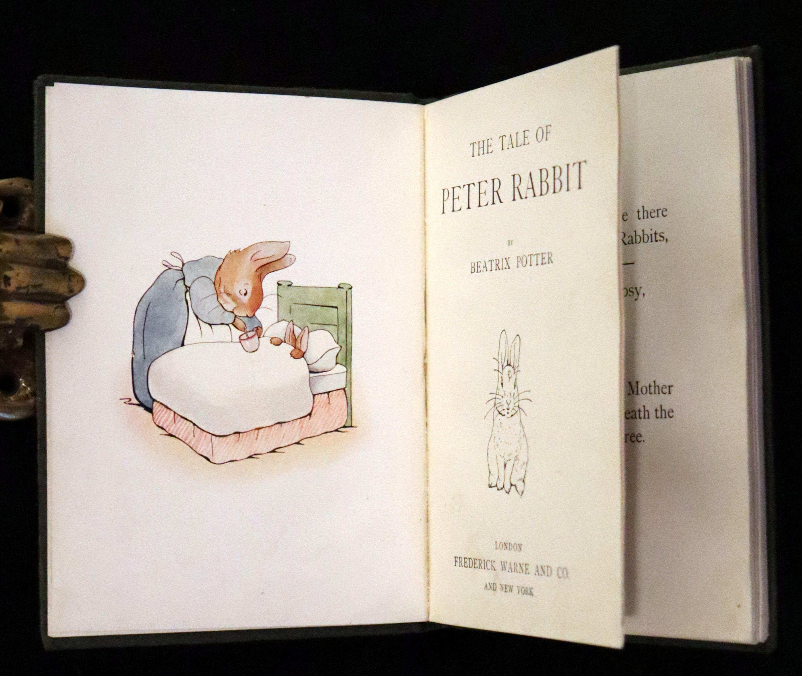 1906 Rare Early Edition - The Tale of Peter Rabbit written and ...