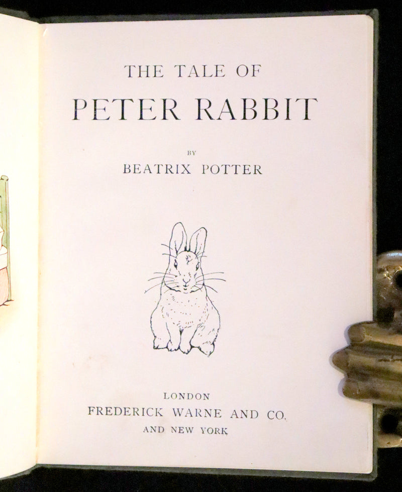 1906 Rare Early Edition - The Tale of Peter Rabbit written and illustrated by Beatrix Potter.
