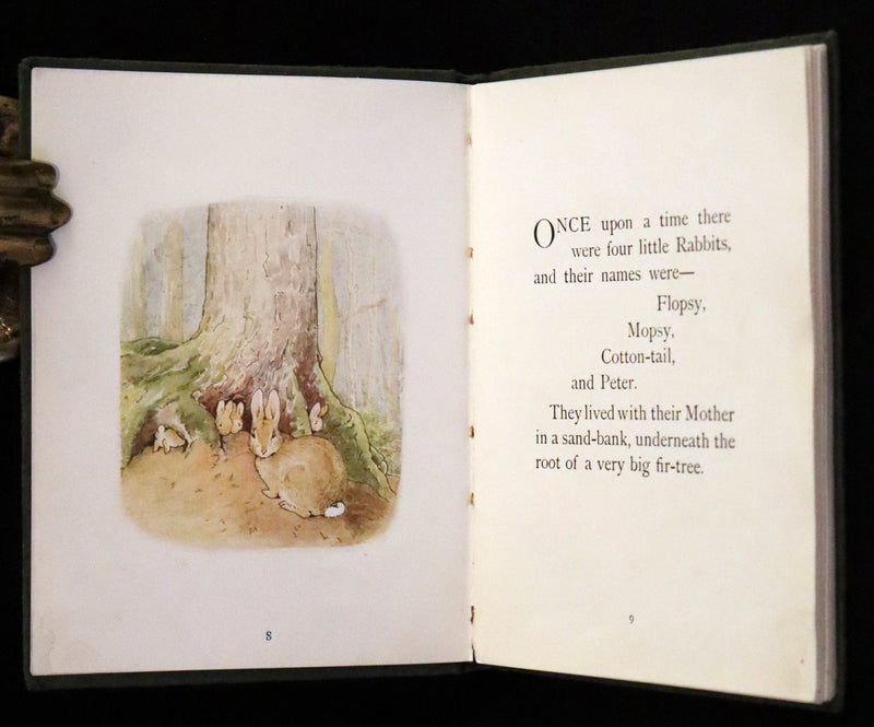 1906 Rare Early Edition - The Tale of Peter Rabbit written and illustrated by Beatrix Potter.