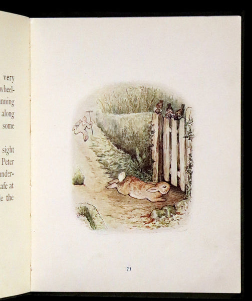 1906 Rare Early Edition - The Tale of Peter Rabbit written and illustrated by Beatrix Potter.