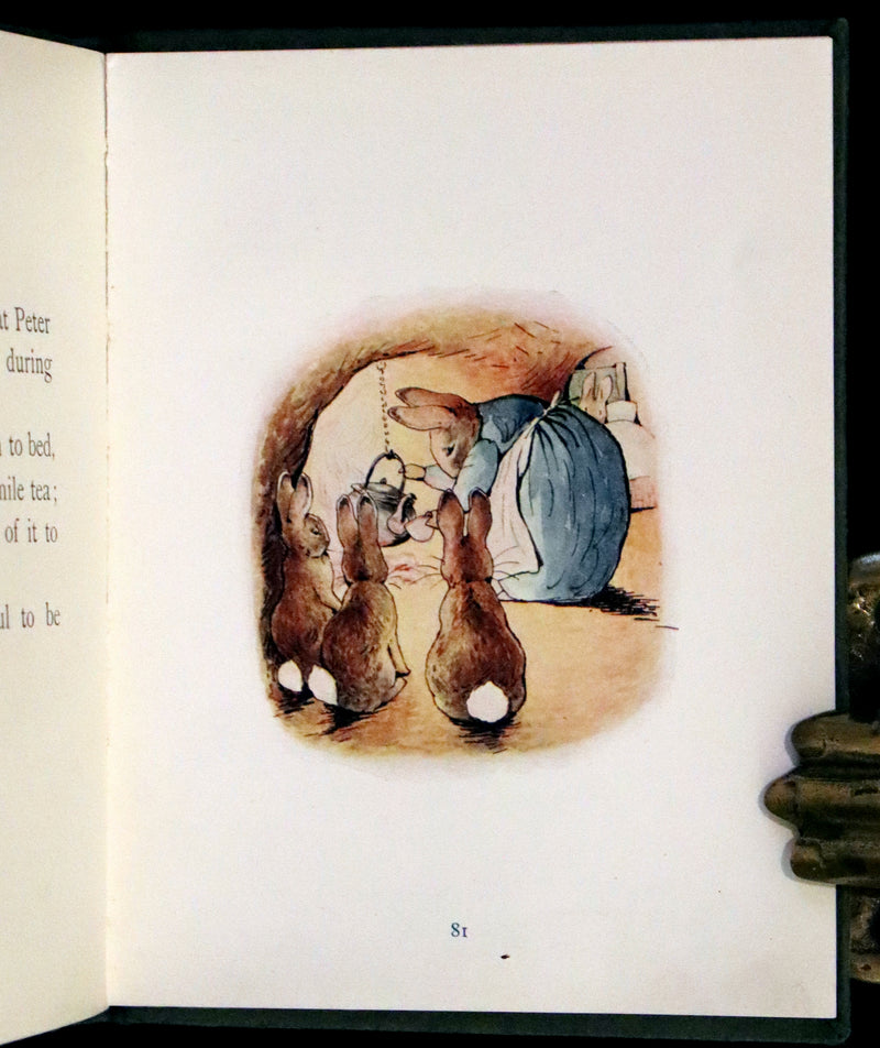 1906 Rare Early Edition - The Tale of Peter Rabbit written and illustrated by Beatrix Potter.