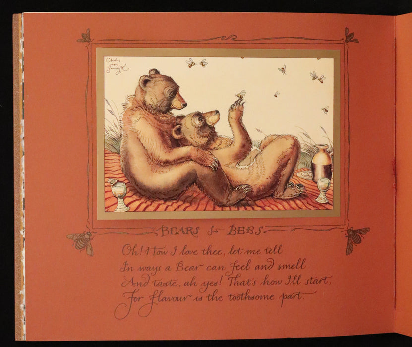 2003 Rare First  Edition - Affairs Of The Heart According to Peaceable Creatures by Charles van Sandwyk.