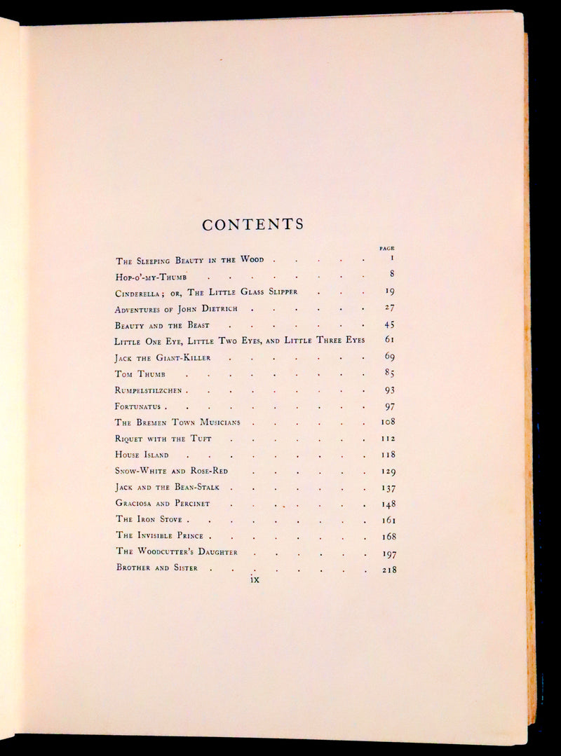 1913 Rare First Edition - The Fairy Book Illustrated in color by Warwick Goble.