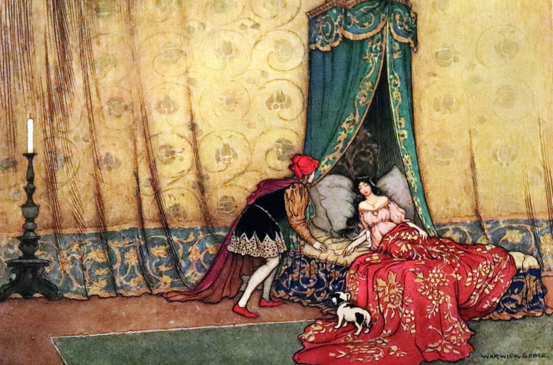 1913 Rare First Edition - The Fairy Book Illustrated in color by Warwick Goble.