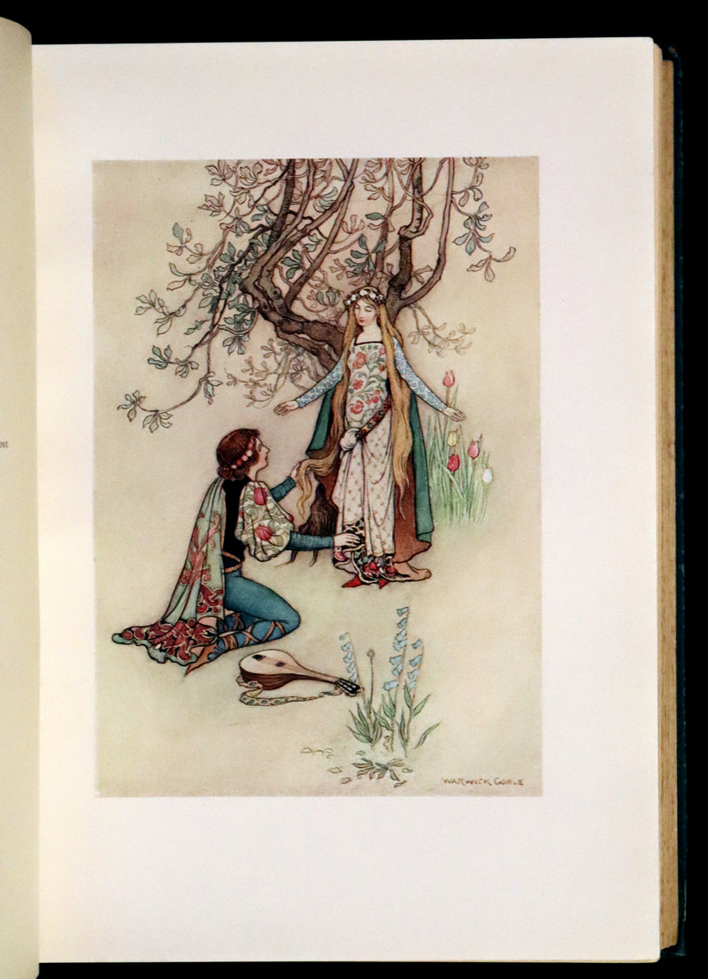 1913 Rare First Edition - The Fairy Book Illustrated in color by Warwick Goble.