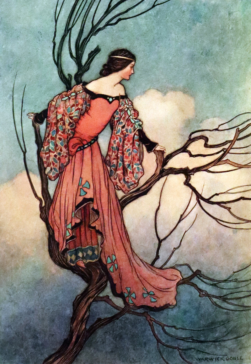 1913 Rare First Edition - The Fairy Book Illustrated in color by Warwick Goble.