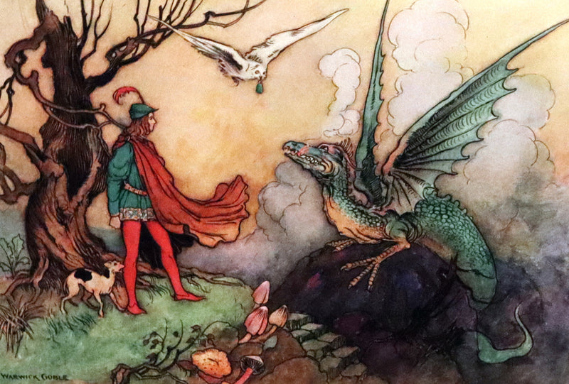 1913 Rare First Edition - The Fairy Book Illustrated in color by Warwick Goble.