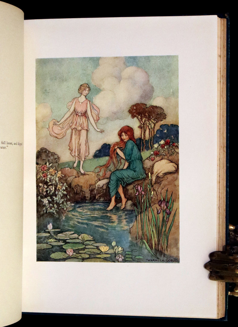 1913 Rare First Edition - The Fairy Book Illustrated in color by Warwick Goble.