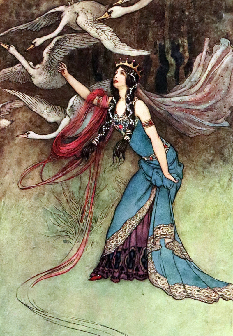 1913 Rare First Edition - The Fairy Book Illustrated in color by Warwick Goble.
