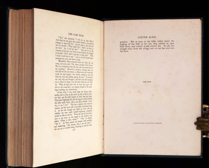 1913 Rare First Edition - The Fairy Book Illustrated in color by Warwick Goble.