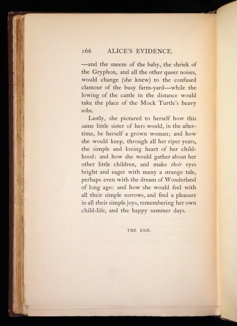 1908 Rare Book - Alice's Adventures in Wonderland Illustrated by Amy Millicent Sowerby. 1st US Edition.