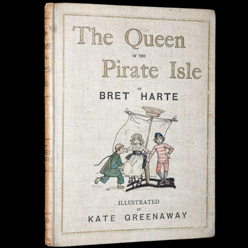 1886 Rare First Edition - The Queen of the Pirate Isle with an autograph letter signed by Kate Greenaway.