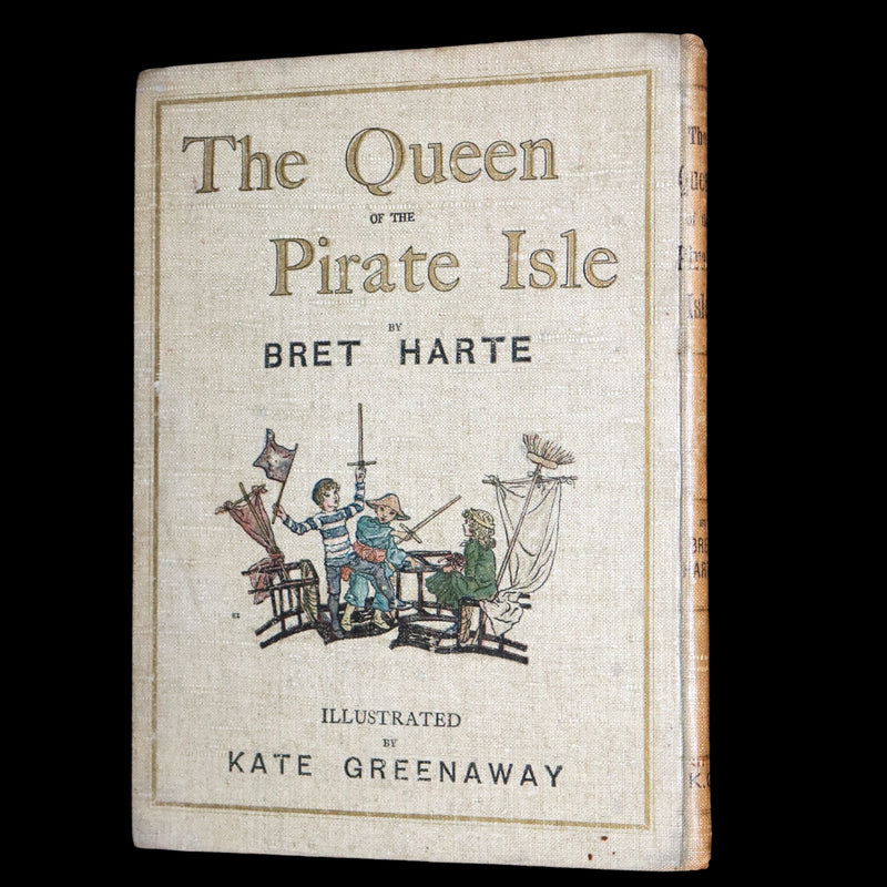 1886 Rare First Edition - The Queen of the Pirate Isle with an autograph letter signed by Kate Greenaway.