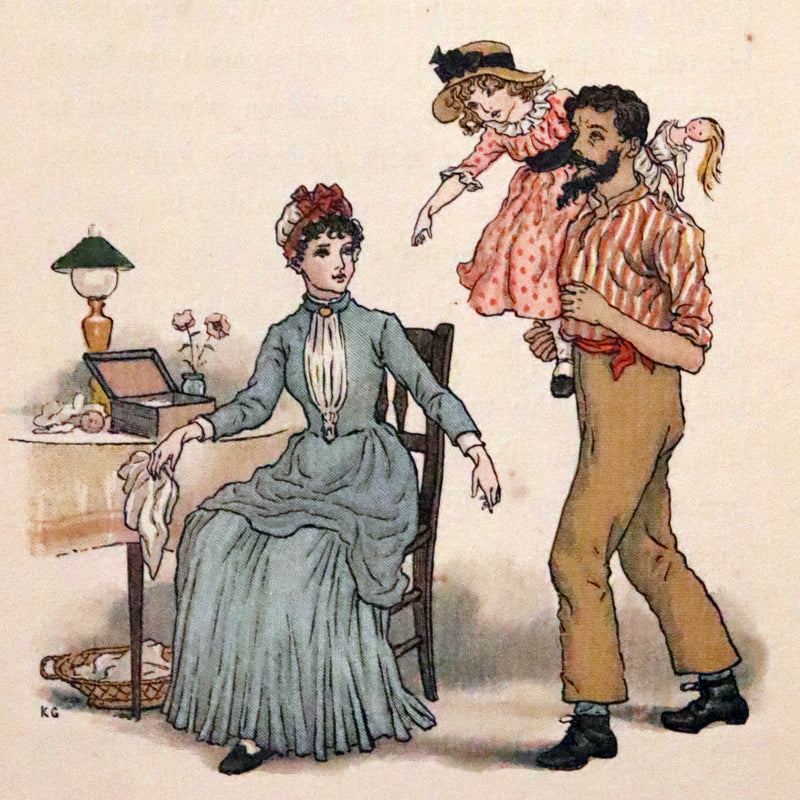 1886 Rare First Edition - The Queen of the Pirate Isle with an autograph letter signed by Kate Greenaway.