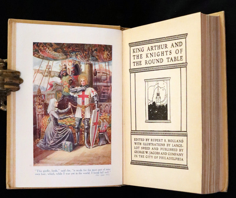 1919 Rare First Illustrated Edition by Lancelot Speed - King Arthur and the Knights of the Round Table.