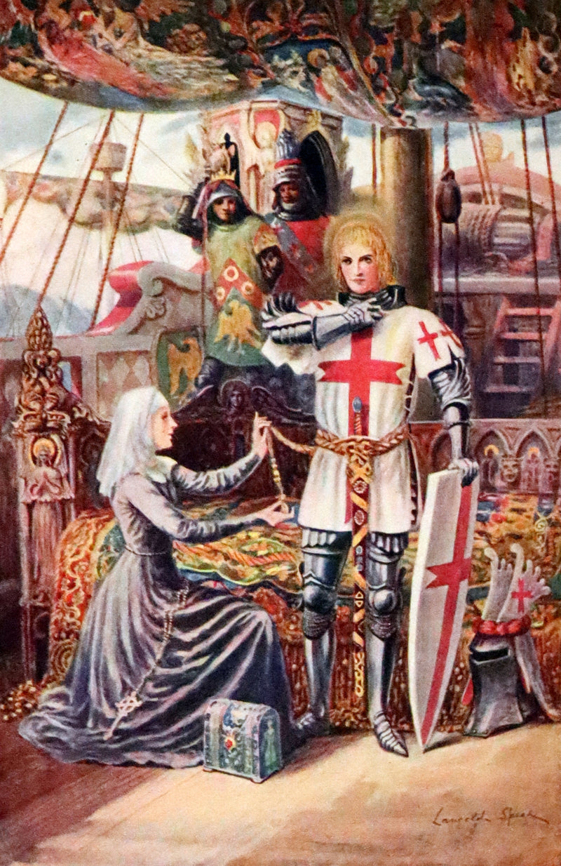 1919 Rare First Illustrated Edition by Lancelot Speed - King Arthur and the Knights of the Round Table.