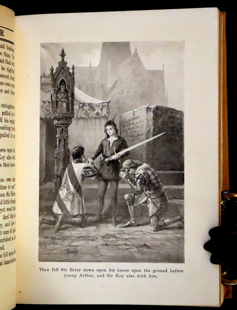 1919 Rare First Illustrated Edition by Lancelot Speed - King Arthur and the Knights of the Round Table.