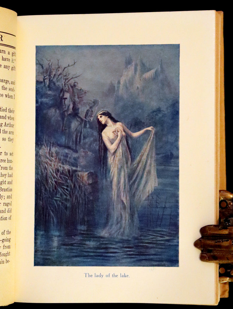 1919 Rare First Illustrated Edition by Lancelot Speed - King Arthur and the Knights of the Round Table.