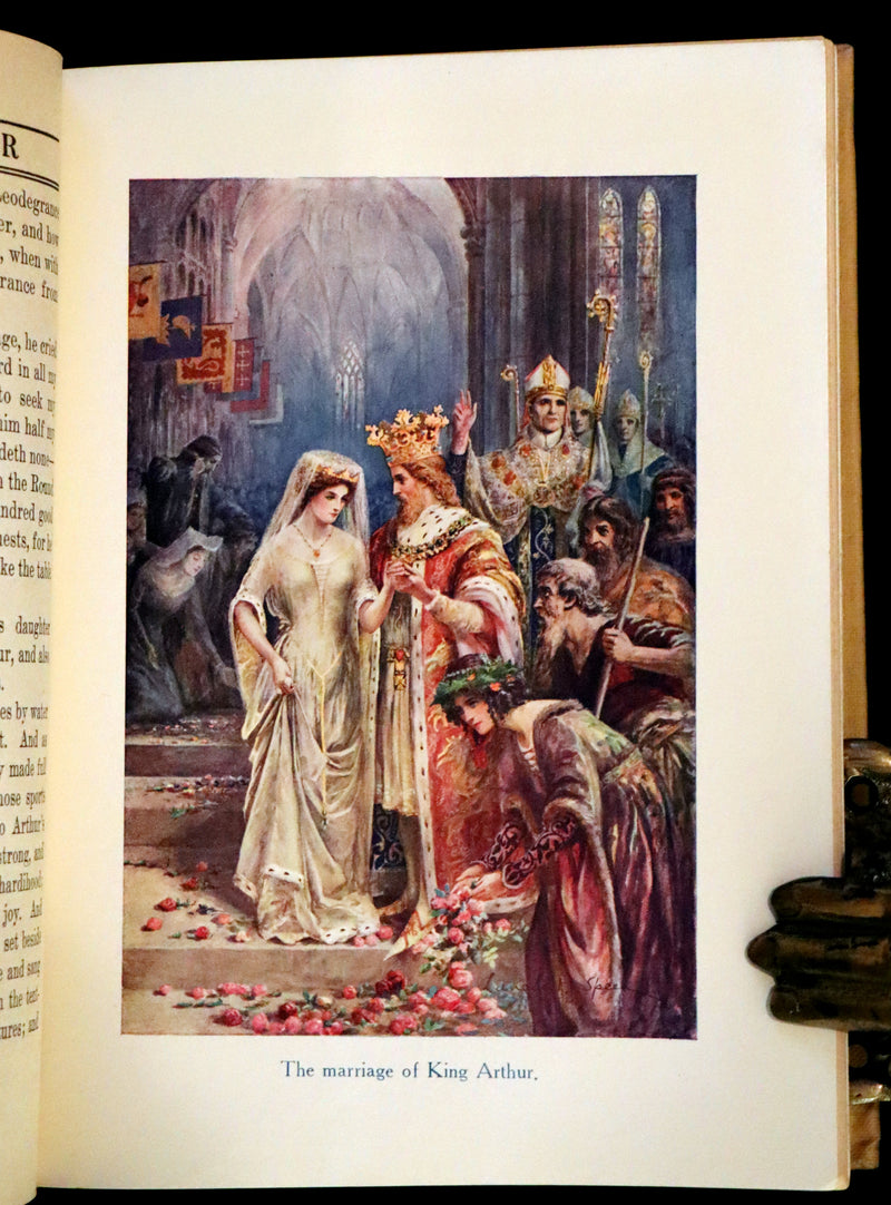 1919 Rare First Illustrated Edition by Lancelot Speed - King Arthur and the Knights of the Round Table.