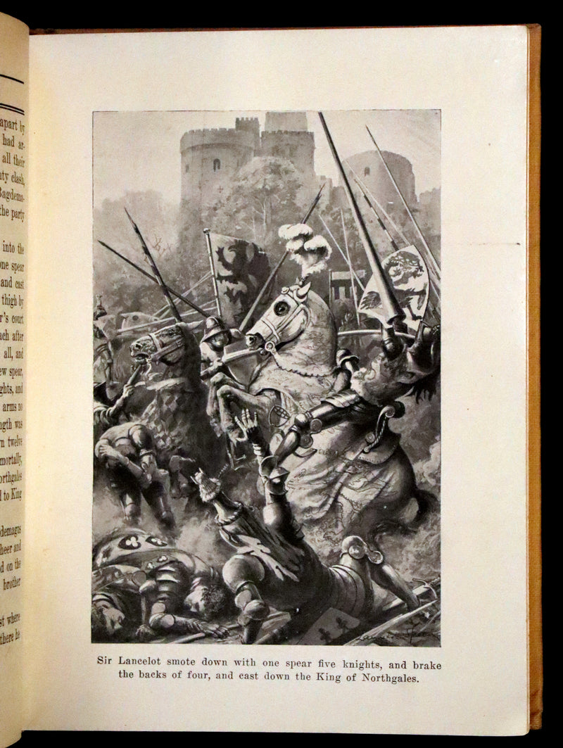 1919 Rare First Illustrated Edition by Lancelot Speed - King Arthur and the Knights of the Round Table.