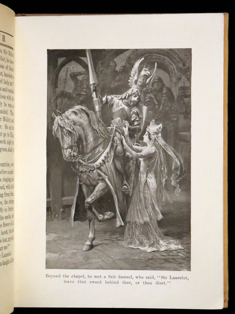 1919 Rare First Illustrated Edition by Lancelot Speed - King Arthur and the Knights of the Round Table.