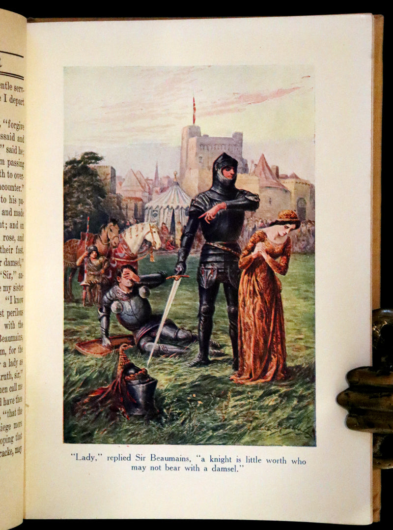 1919 Rare First Illustrated Edition by Lancelot Speed - King Arthur and the Knights of the Round Table.