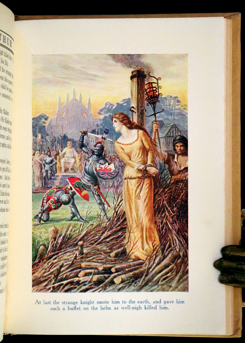 1919 Rare First Illustrated Edition by Lancelot Speed - King Arthur and the Knights of the Round Table.