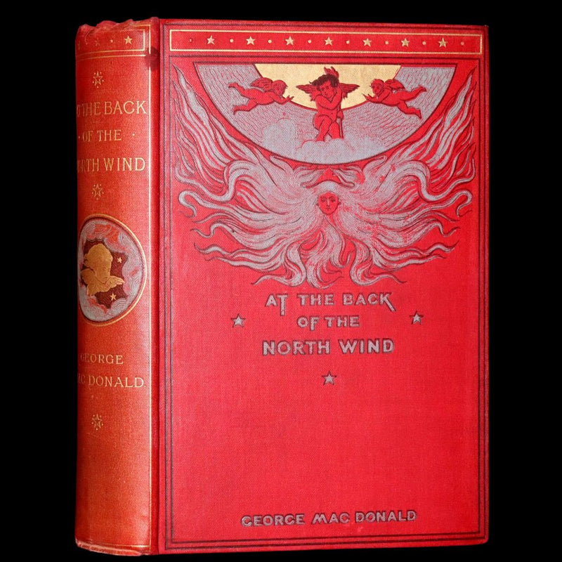 1890 Scarce Edition - At The Back of The North Wind Illustrated by Arthur Hughes.