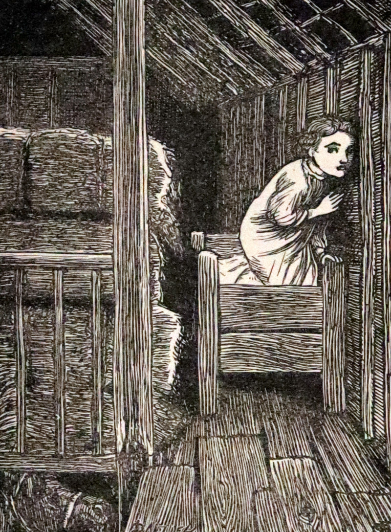 1890 Scarce Edition - At The Back of The North Wind Illustrated by Arthur Hughes.