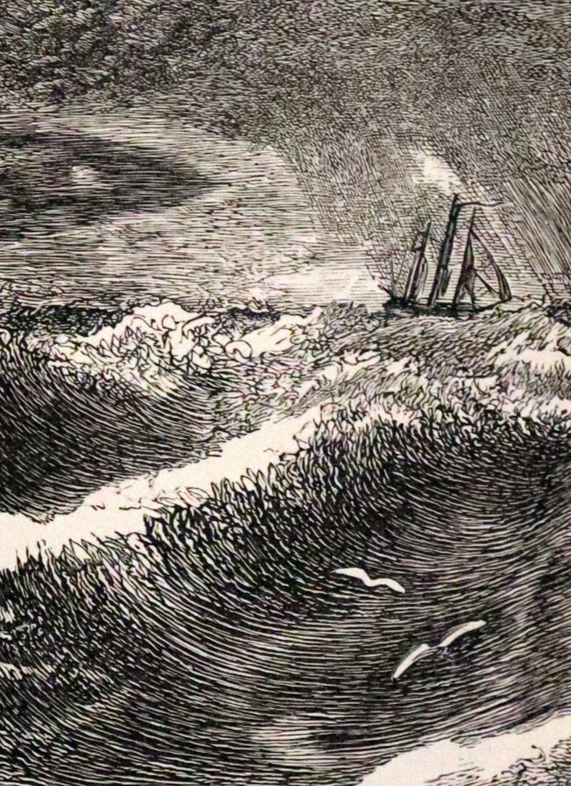 1890 Scarce Edition - At The Back of The North Wind Illustrated by Arthur Hughes.