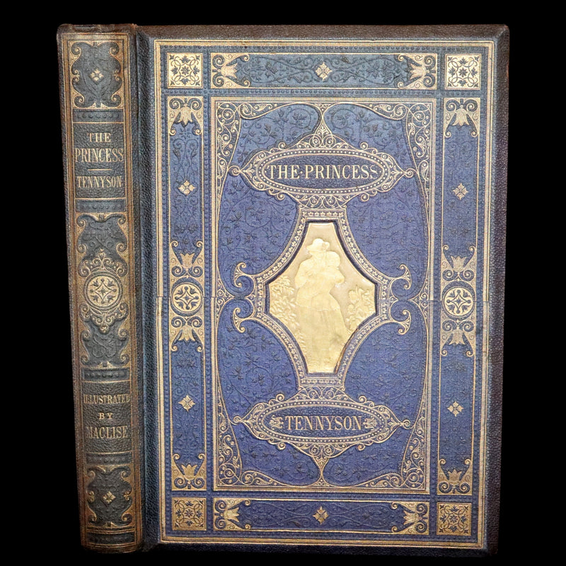 1860 Rare First illustrated Edition by Maclise - The Princess by Alfred Lord Tennyson.
