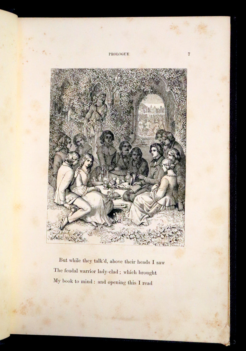1860 Rare First illustrated Edition by Maclise - The Princess by Alfred Lord Tennyson.