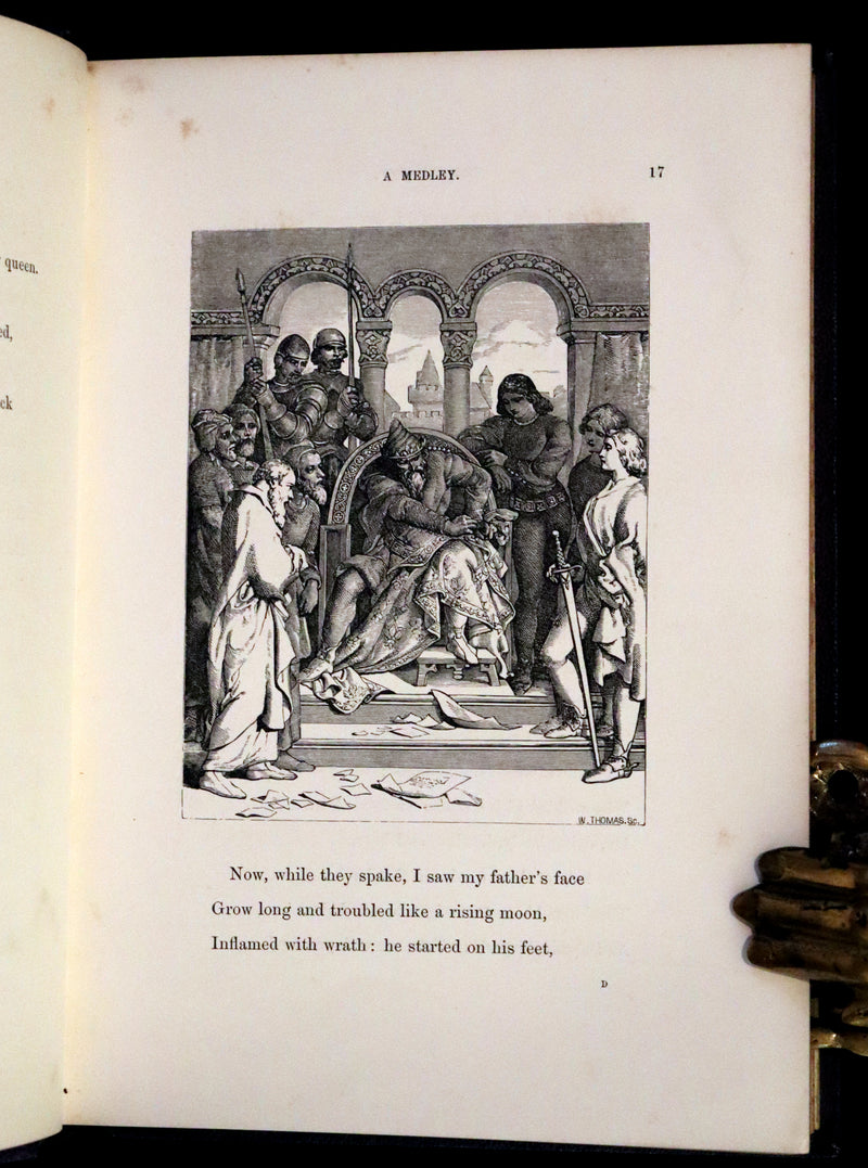 1860 Rare First illustrated Edition by Maclise - The Princess by Alfred Lord Tennyson.