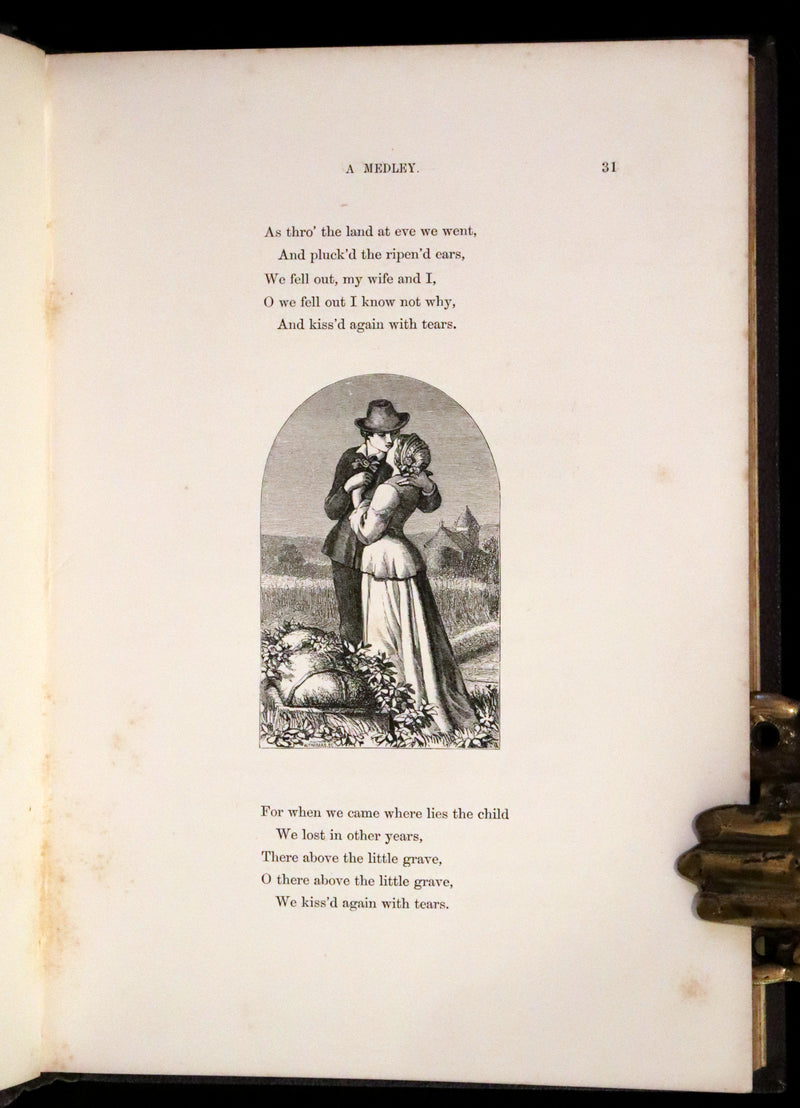 1860 Rare First illustrated Edition by Maclise - The Princess by Alfred Lord Tennyson.