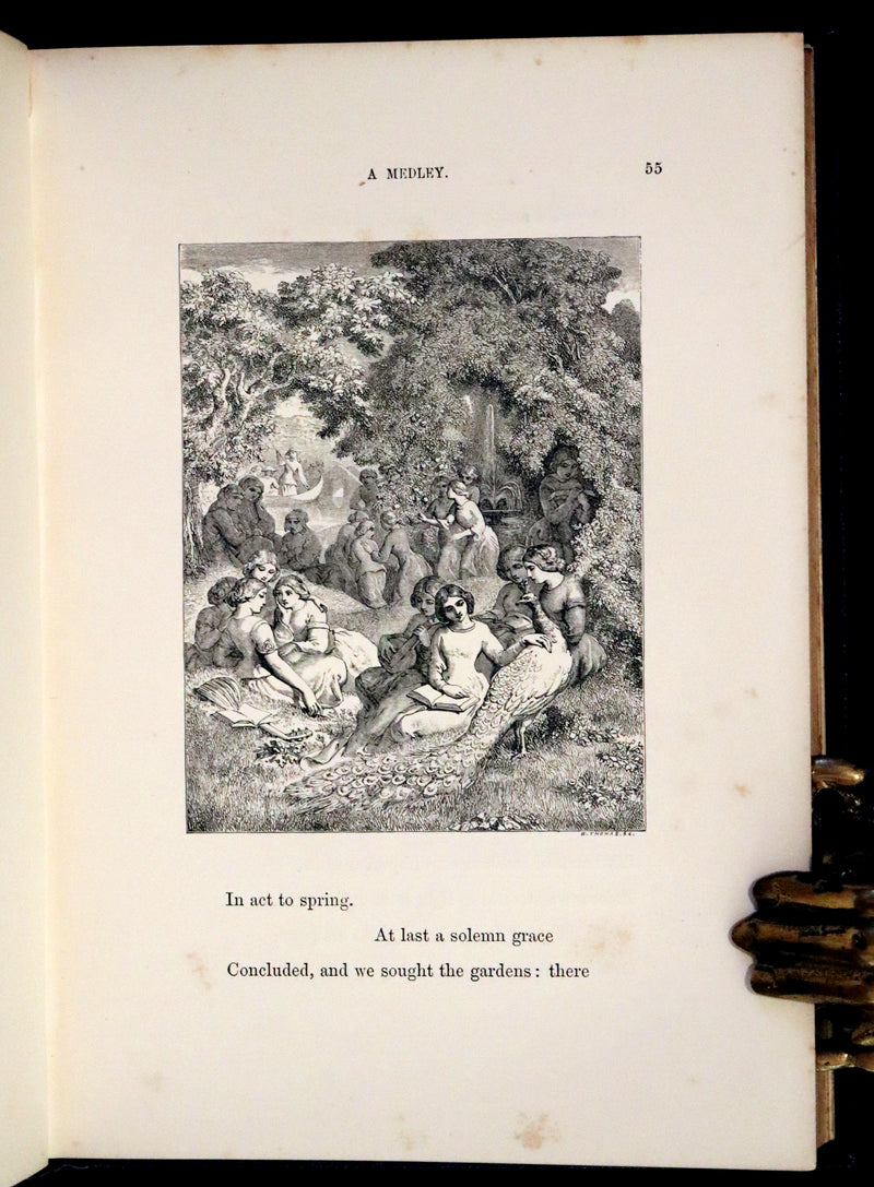 1860 Rare First illustrated Edition by Maclise - The Princess by Alfred Lord Tennyson.